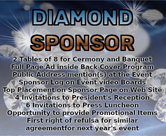Picture of  1 -Diamond Sponsorship (Ticketless Event)